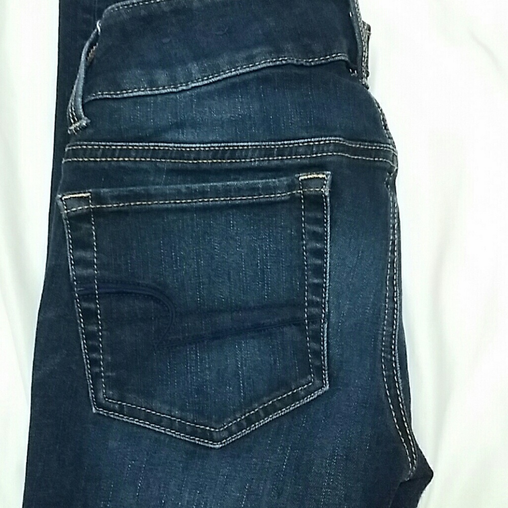 American Eagle Outfitters  artist crop jeans 00 - Picture 4 of 5